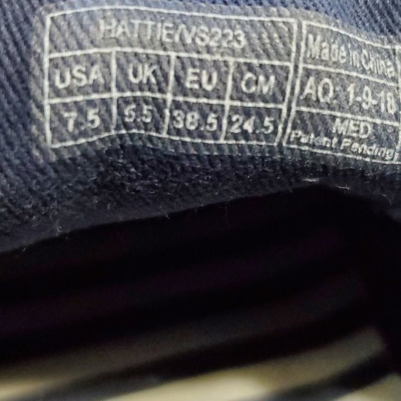 Vionic Hattie Blue Canvas Lace Up Sneaker 7.5 - Picture 5 of 5